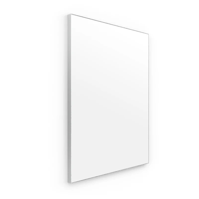 Origins Living Tate Rectangular Mirror 60x80cm - Polished Aluminium