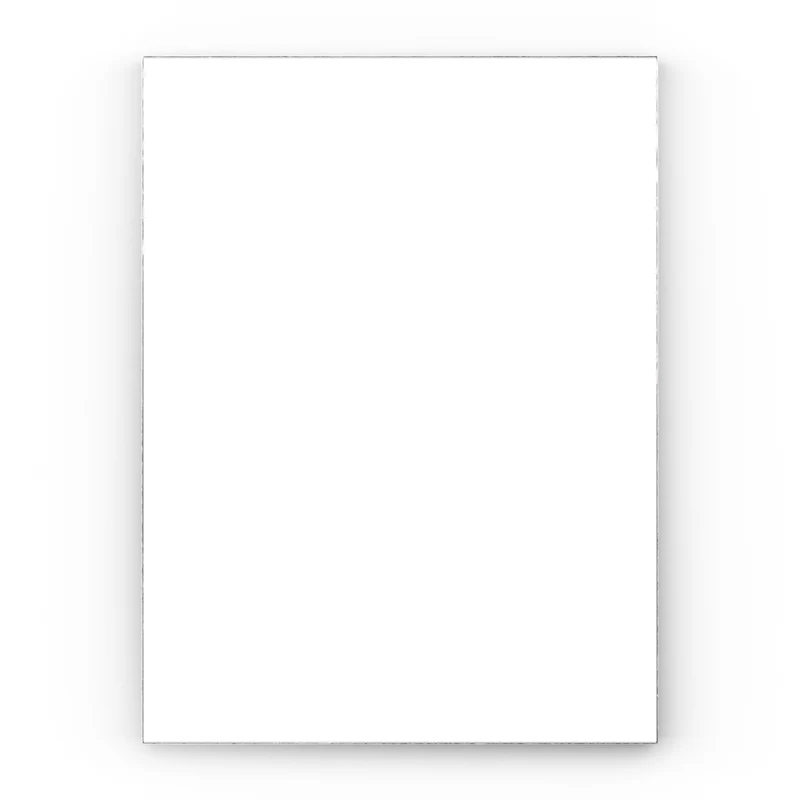 Origins Living Tate Rectangular Mirror 60x80cm - Polished Aluminium