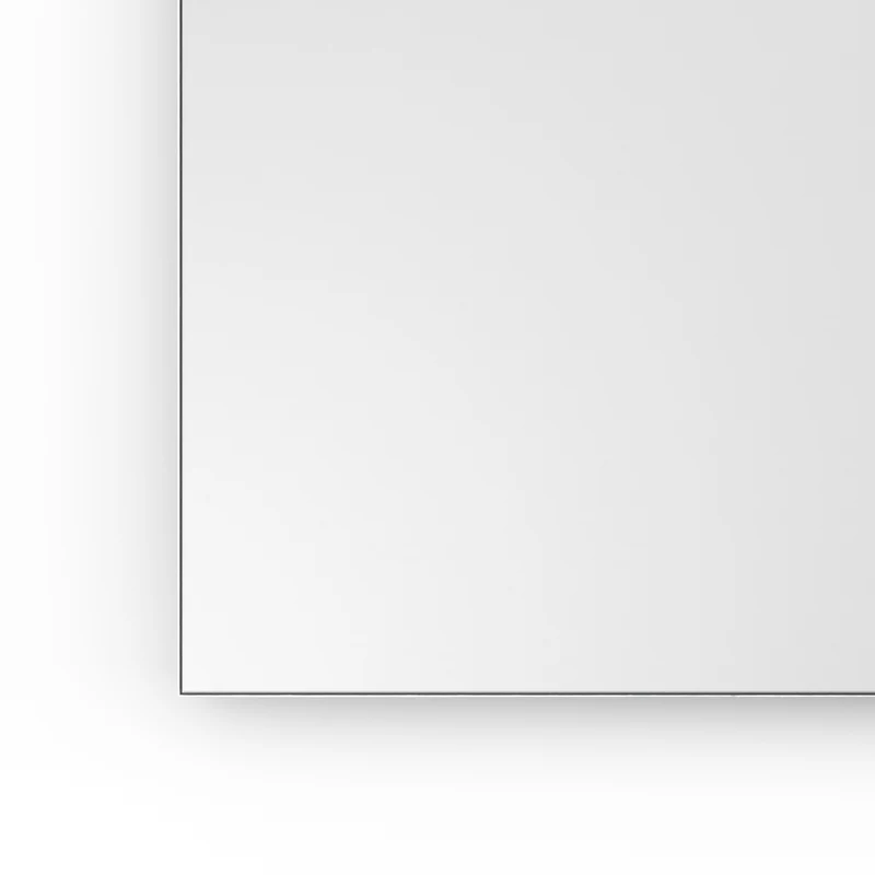 Origins Living Tate Rectangular Mirror 120x70cm - Polished Aluminium