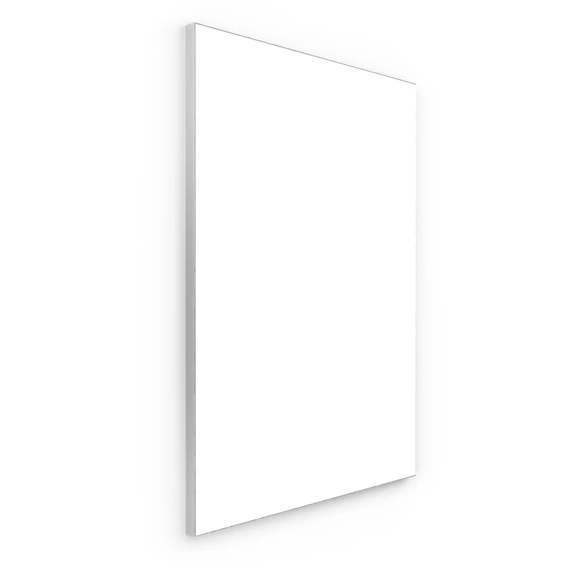 Origins Living Tate Rectangular Mirror 100x70cm - Polished Aluminium