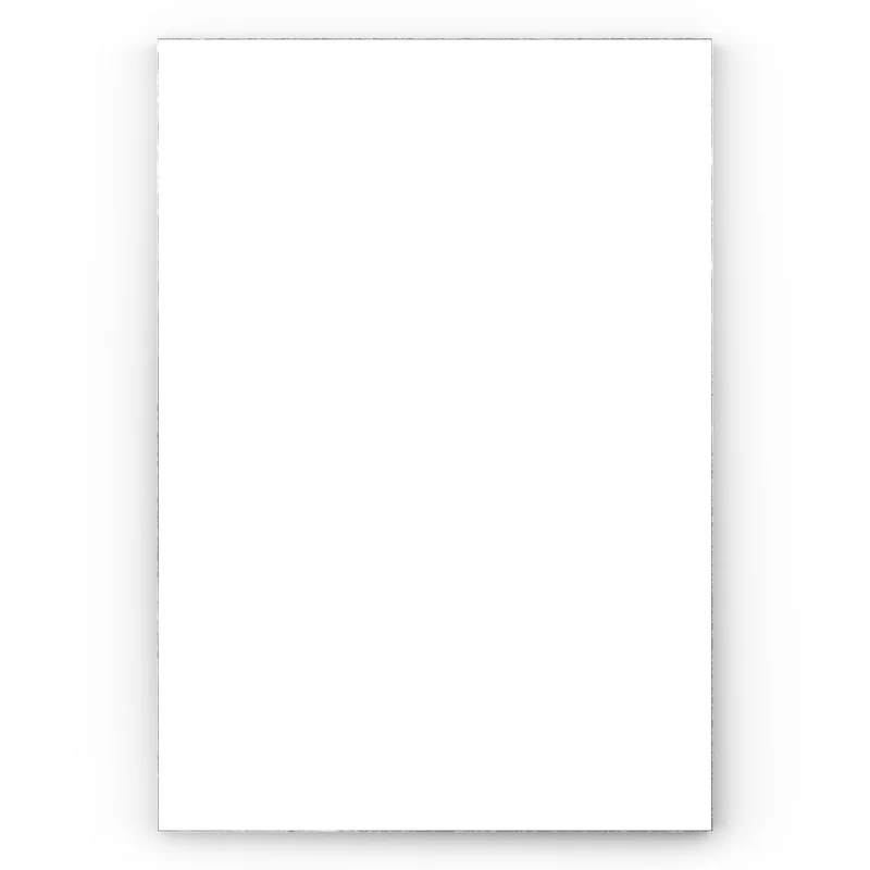 Origins Living Tate Rectangular Mirror 100x70cm - Polished Aluminium