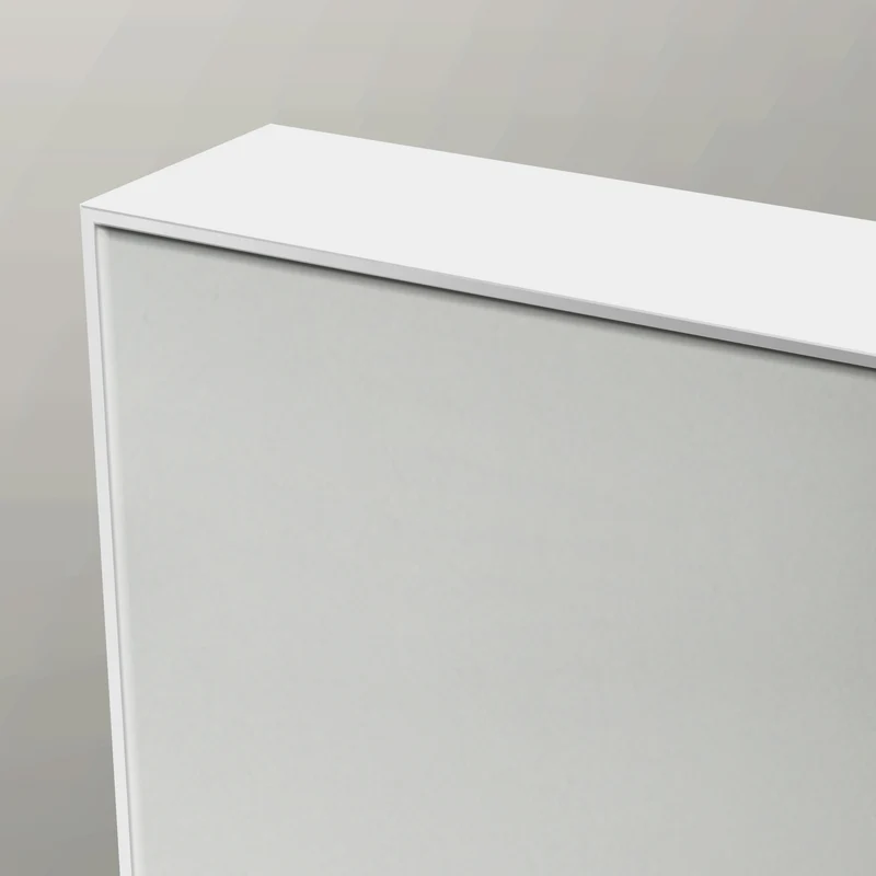 Origins Living Tate Rectangular Mirror 60x80cm - Matt White