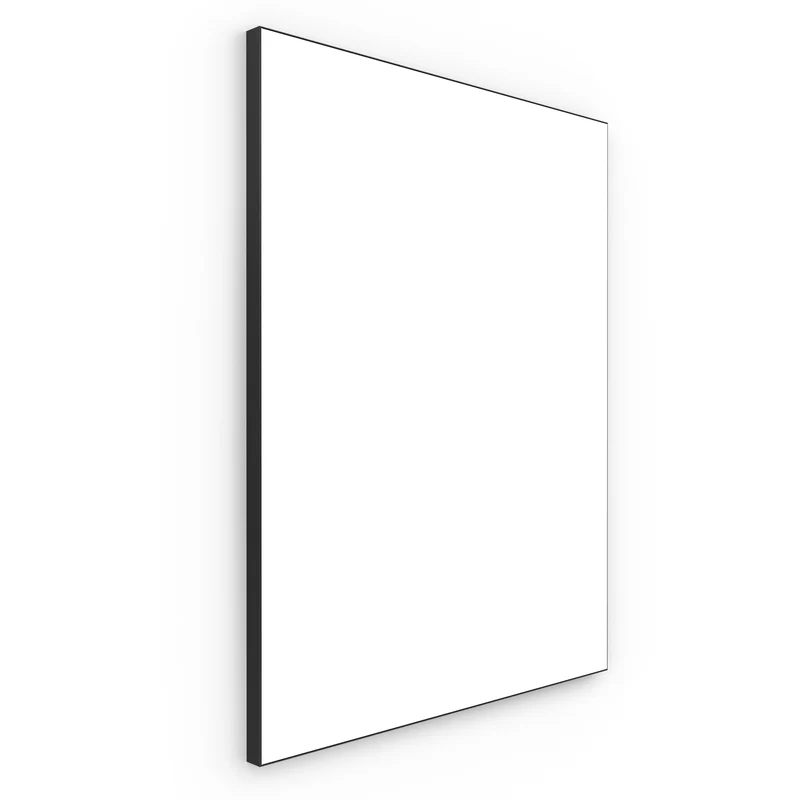 Origins Living Tate Rectangular Mirror 70x90cm - Matt Black