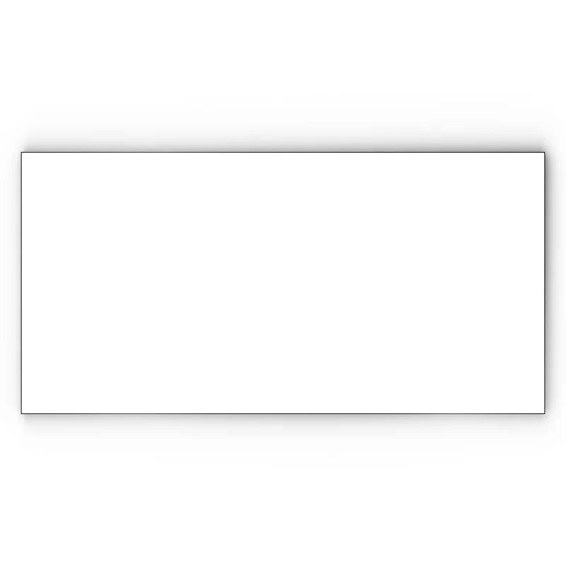 Origins Living Tate Rectangular Mirror 140x70cm - Matt Black