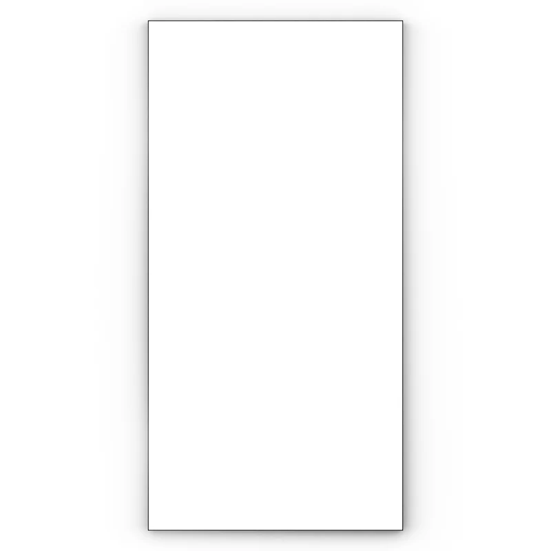 Origins Living Tate Rectangular Mirror 140x70cm - Matt Black