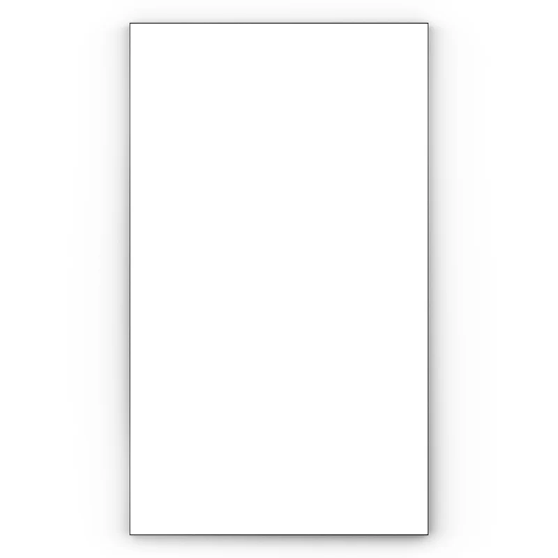Origins Living Tate Rectangular Mirror 120x70cm - Matt Black