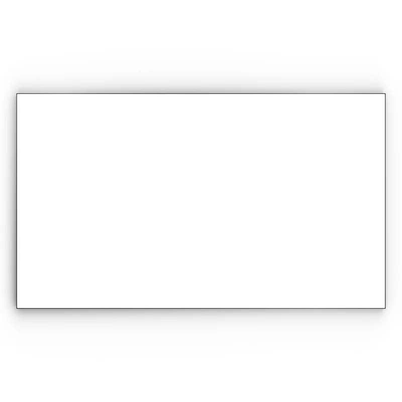 Origins Living Tate Rectangular Mirror 120x70cm - Matt Black