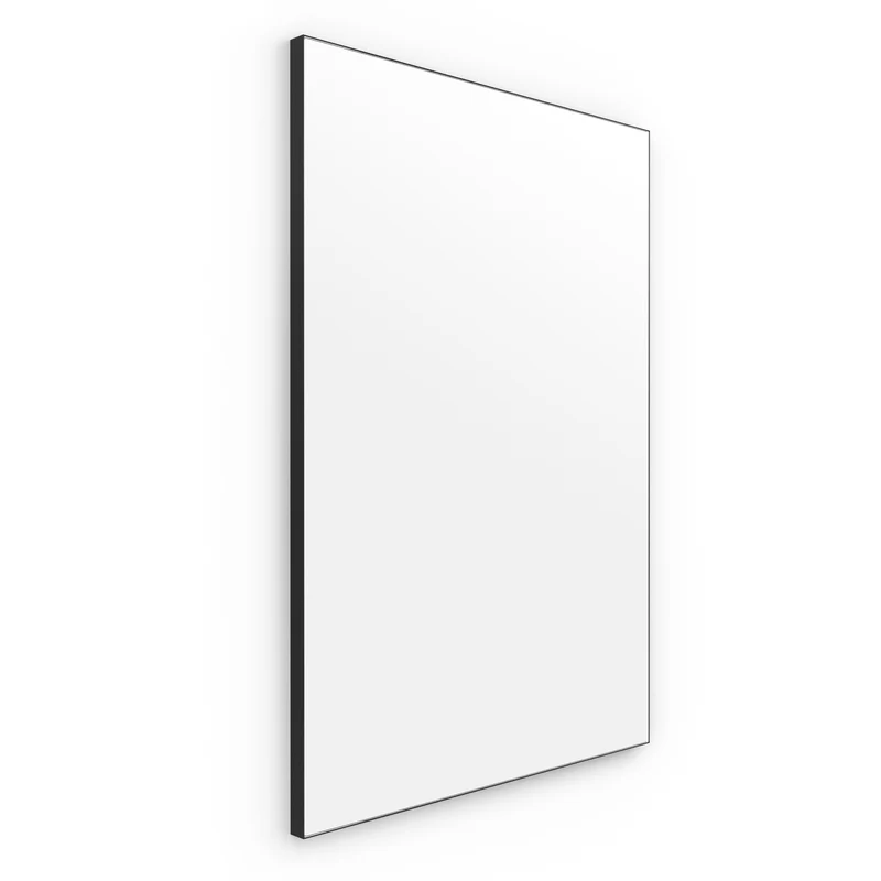 Origins Living Tate Rectangular Mirror 100x70cm - Matt Black