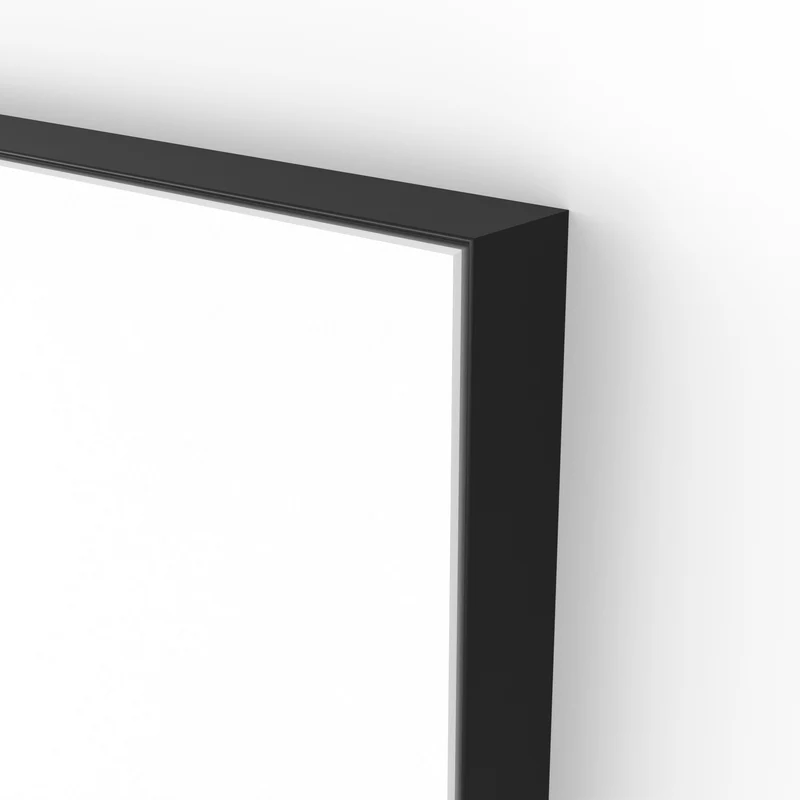 Origins Living Tate Rectangular Mirror 100x70cm - Matt Black