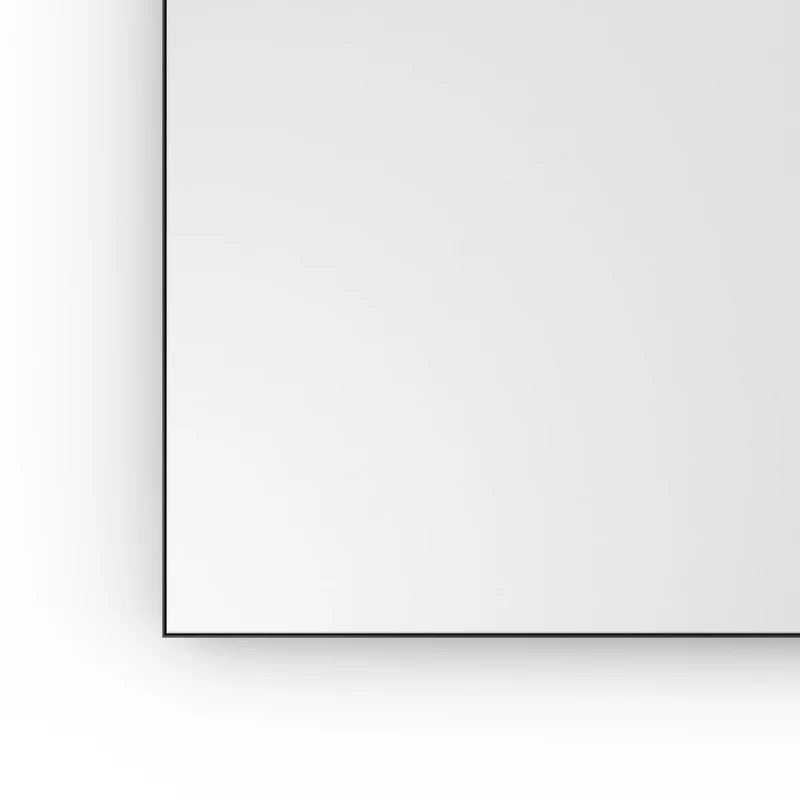 Origins Living Tate Rectangular Mirror 100x70cm - Matt Black