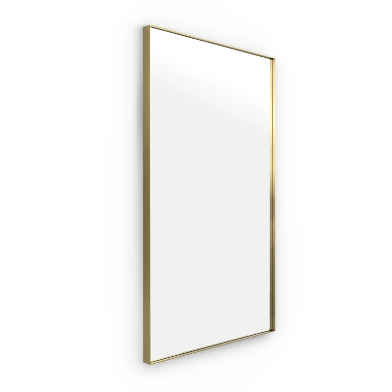 Origins Living Newington Rectangular Mirror 120x70cm - Brushed Brass