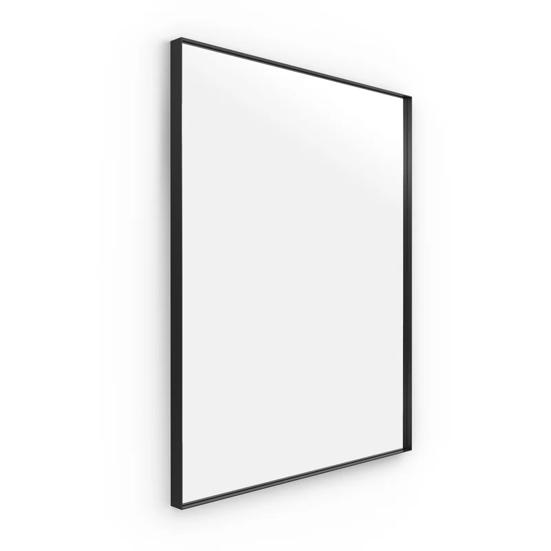 Origins Living Newington Rectangular Mirror 100x80cm - Matt Black