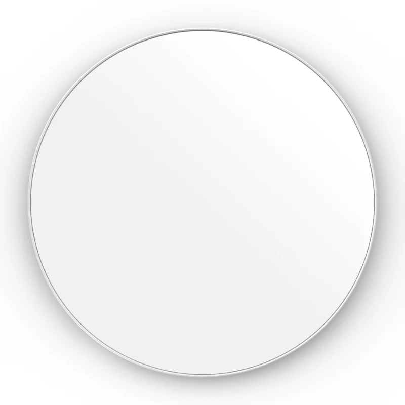 Origins Living City Round Mirror 80cm - Matt White