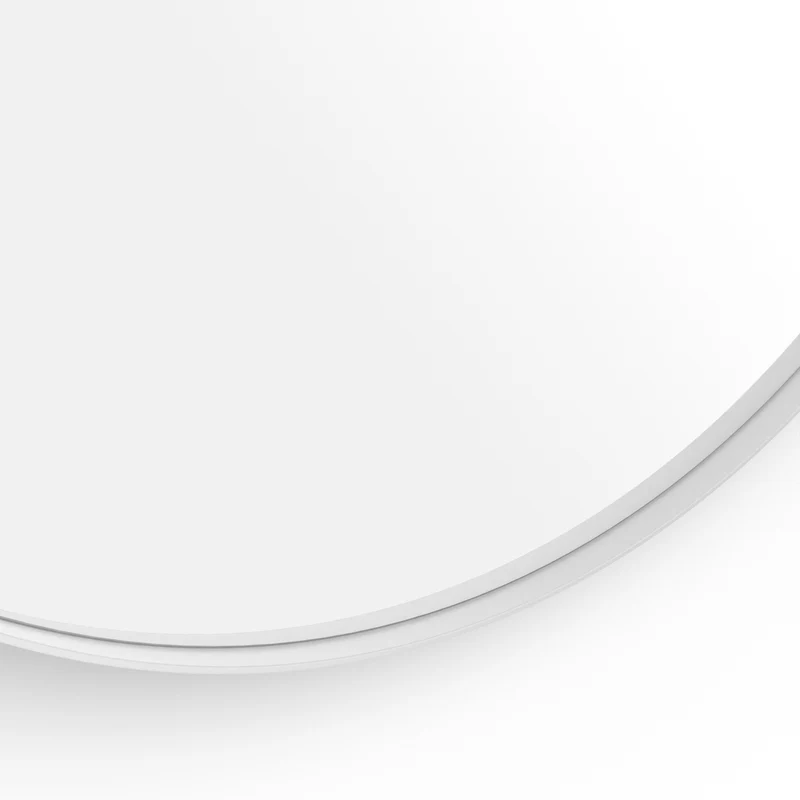 Origins Living City Round Mirror 80cm - Matt White