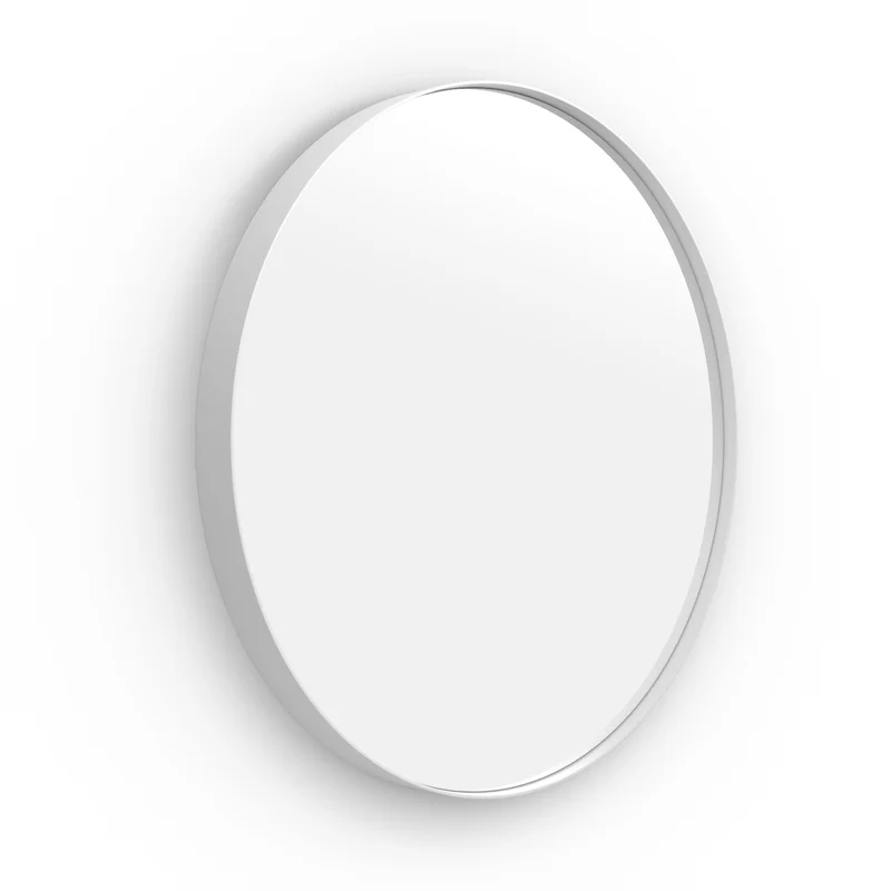 Origins Living City Round Mirror 60cm - Matt White
