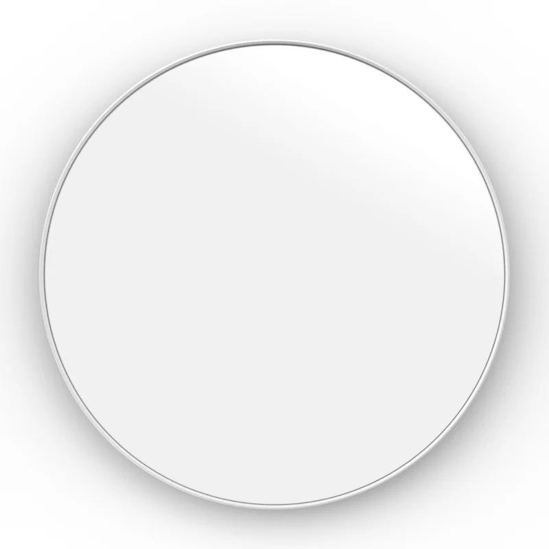 Origins Living City Round Mirror 60cm - Matt White