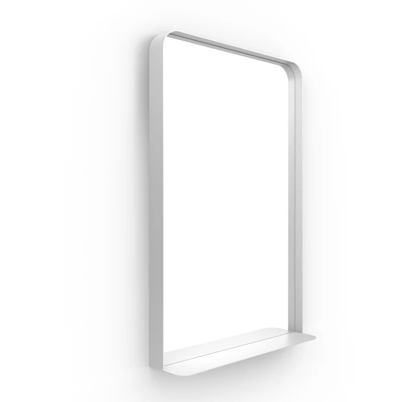 Origins Living City Mirror with Shelf 50 - Matt White
