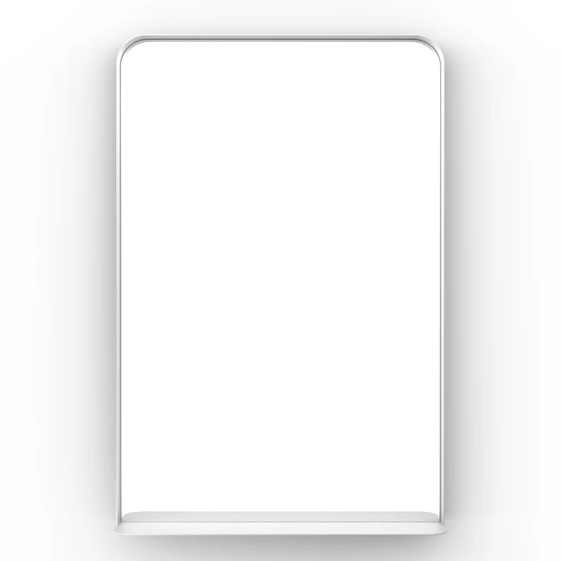 Origins Living City Mirror with Shelf 50 - Matt White