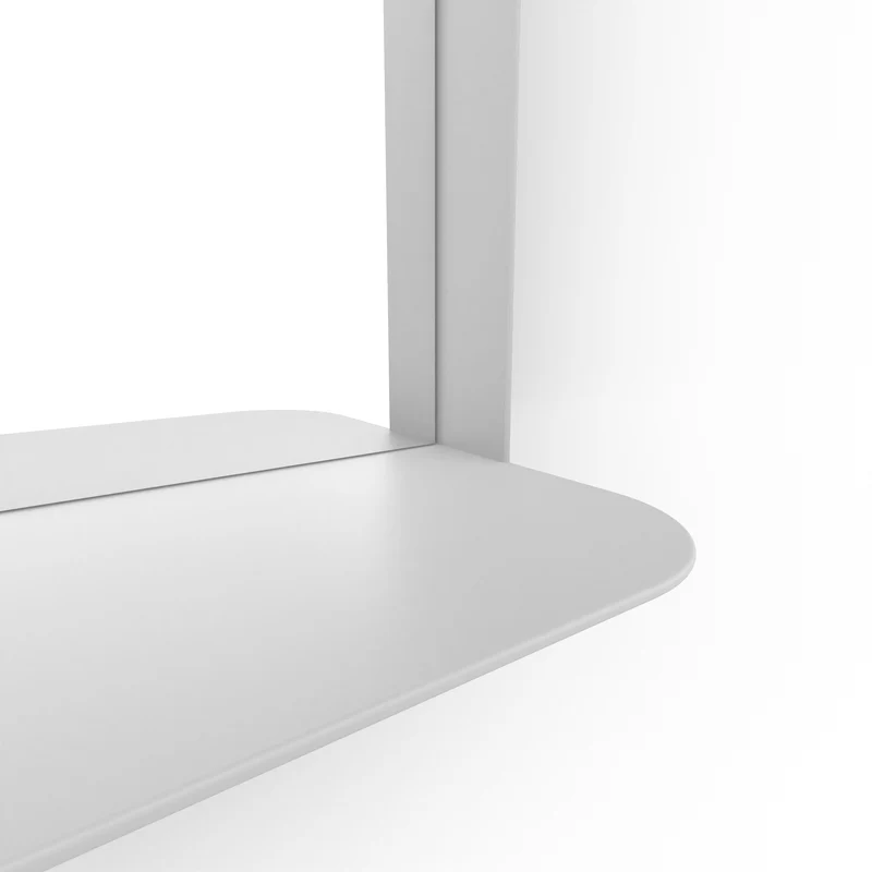 Origins Living City Mirror with Shelf 50 - Matt White
