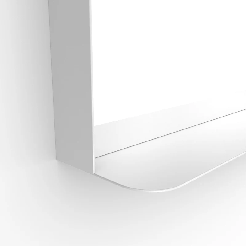 Origins Living City Mirror with Shelf 50 - Matt White