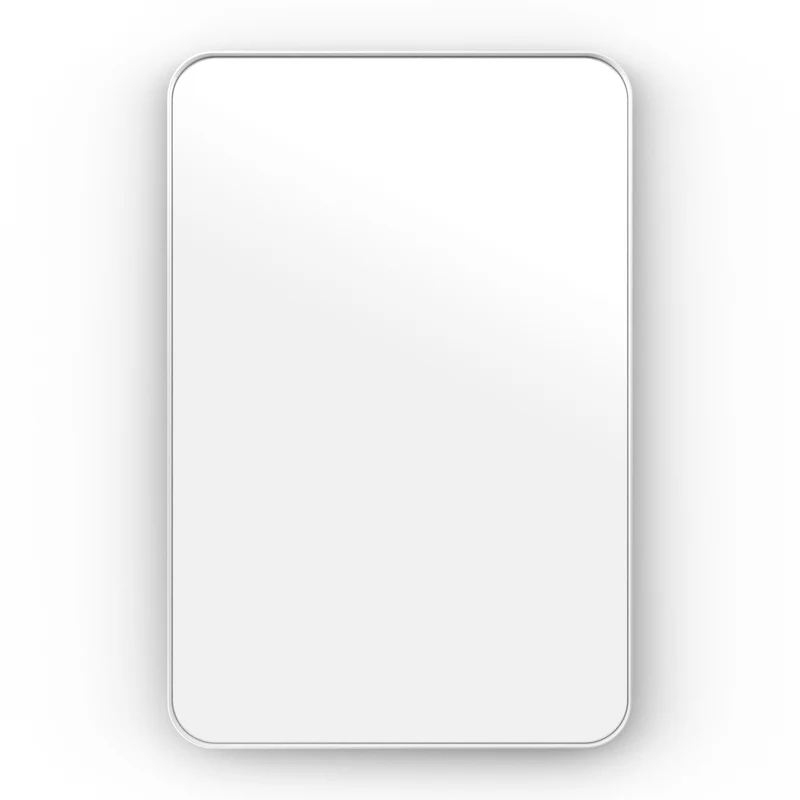 Origins Living City Rectangular Mirror 50x75cm - Matt White