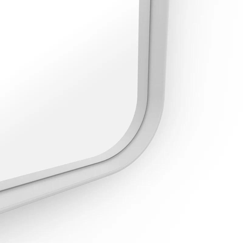 Origins Living City Rectangular Mirror 50x75cm - Matt White