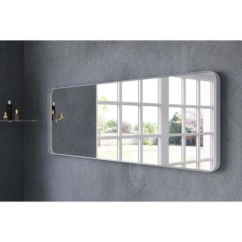 Origins Living City Rectangular Mirror 150x50cm - Matt White