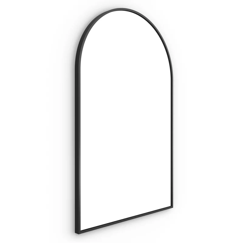 Origins Living Docklands Arch Mirror 50x80cm - Matt Black