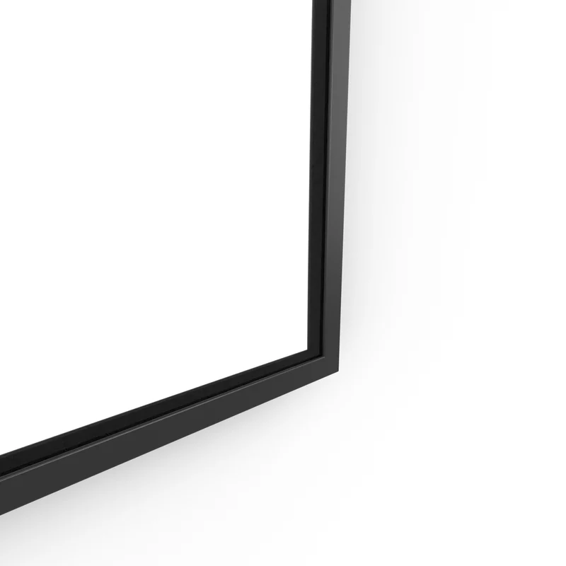 Origins Living Docklands Arch Mirror 50x80cm - Matt Black