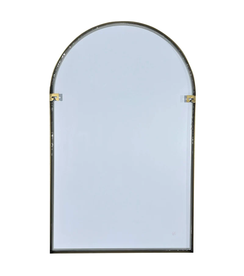 Origins Living Docklands Arch Mirror 50x80cm - Matt Black