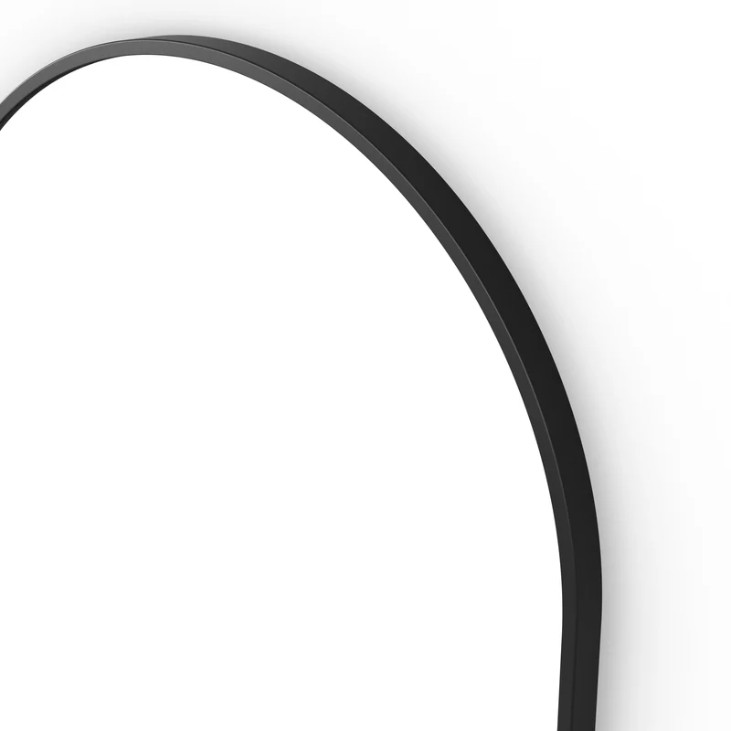 Origins Living Docklands Capsule Mirror 50x80cm - Matt Black