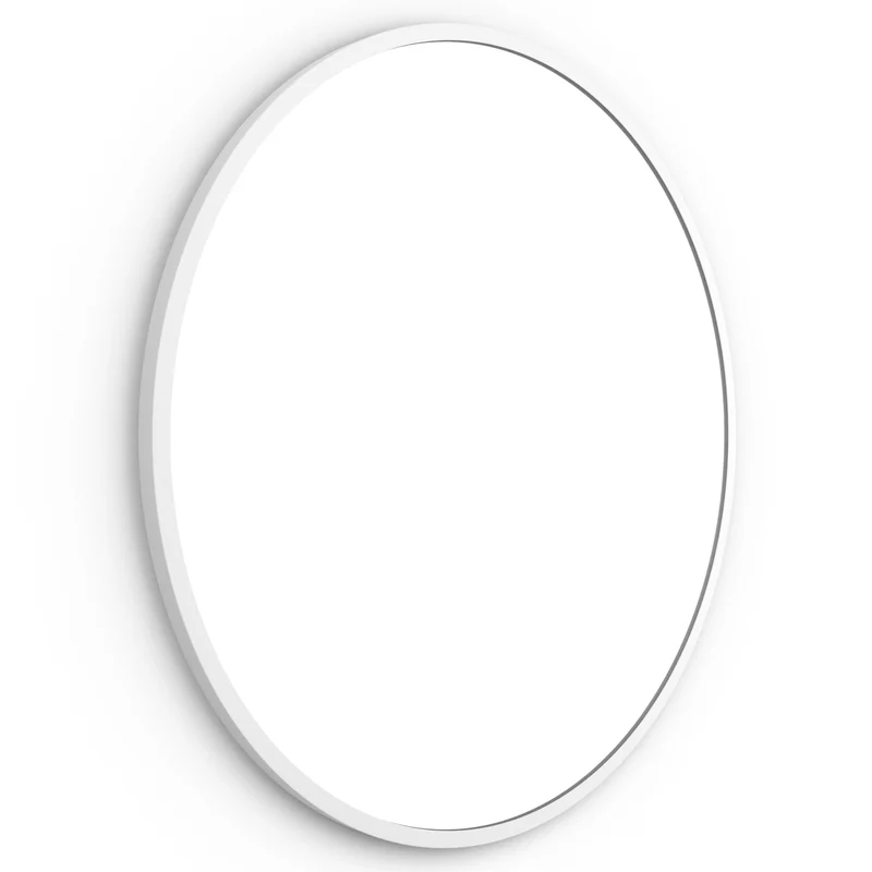 Origins Living Docklands Round Mirror 80cm - Matt White