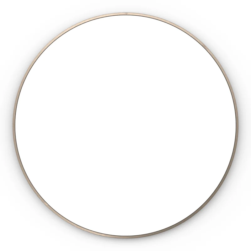 Origins Living Docklands Round Mirror 80cm - Brushed Bronze