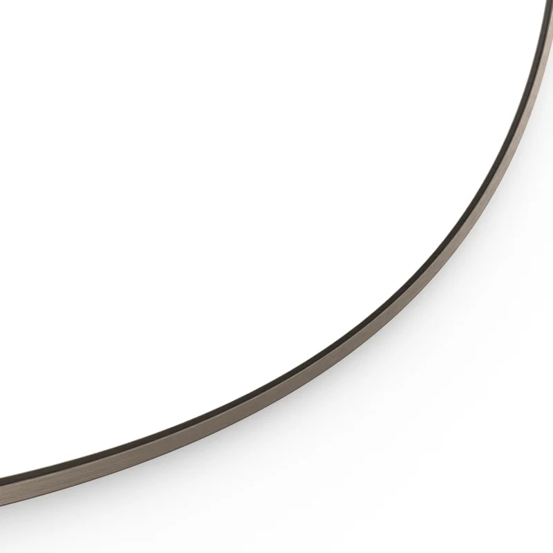 Origins Living Docklands Round Mirror 80cm - Brushed Bronze