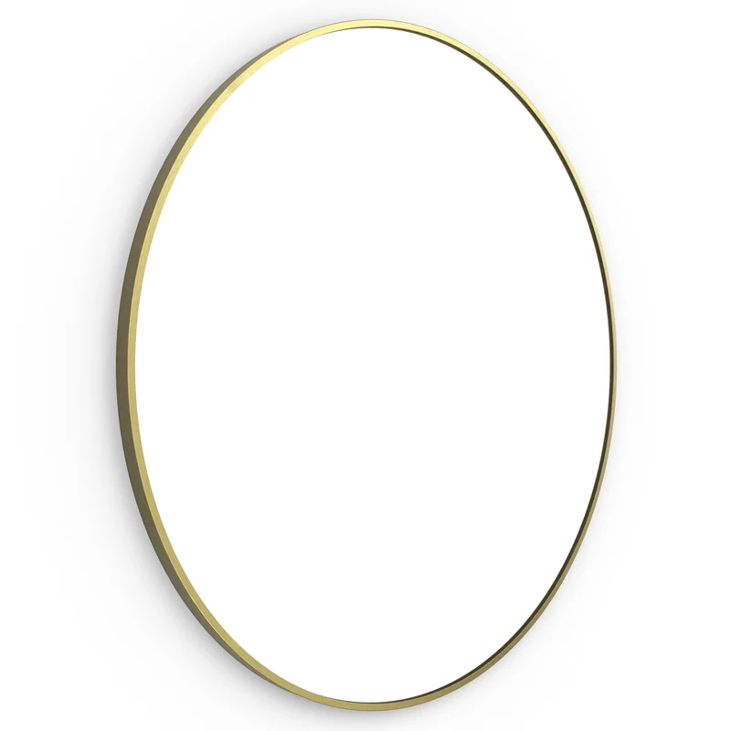 Origins Living Docklands Round Mirror 80cm - Brushed Brass