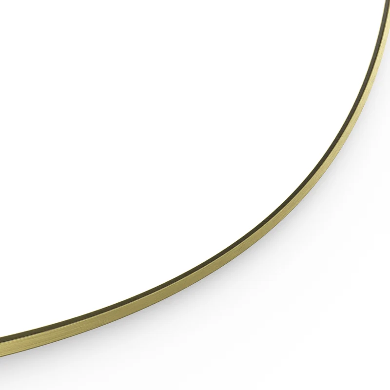 Origins Living Docklands Round Mirror 80cm - Brushed Brass