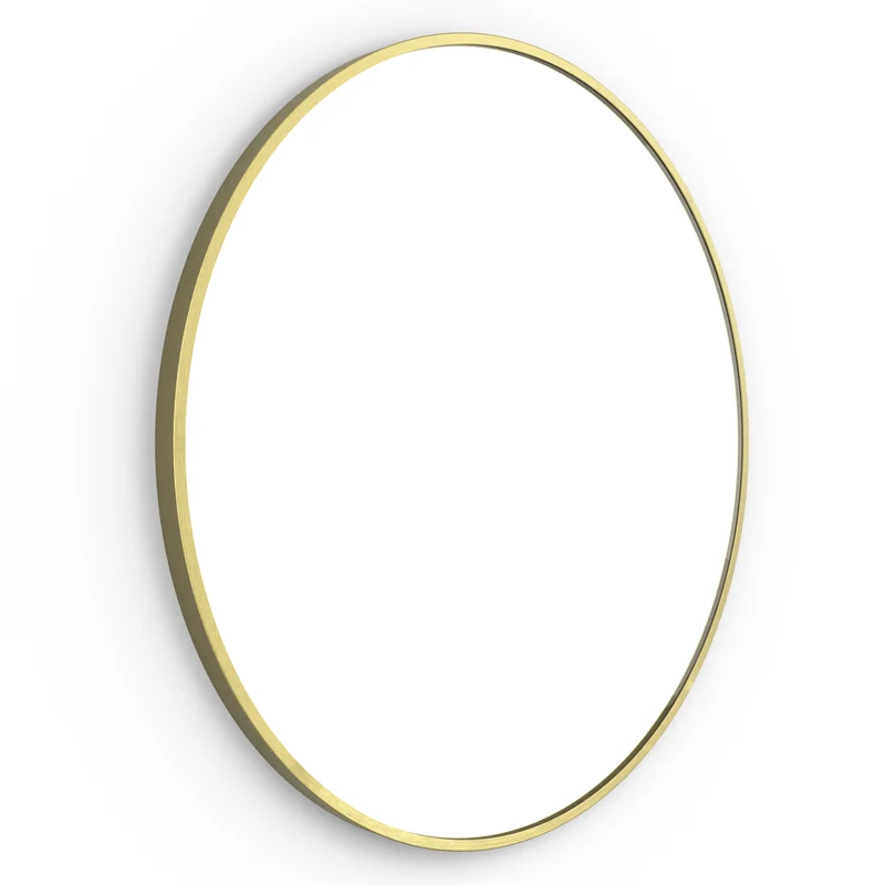 Origins Living Docklands Round Mirror 60cm - Brushed Brass