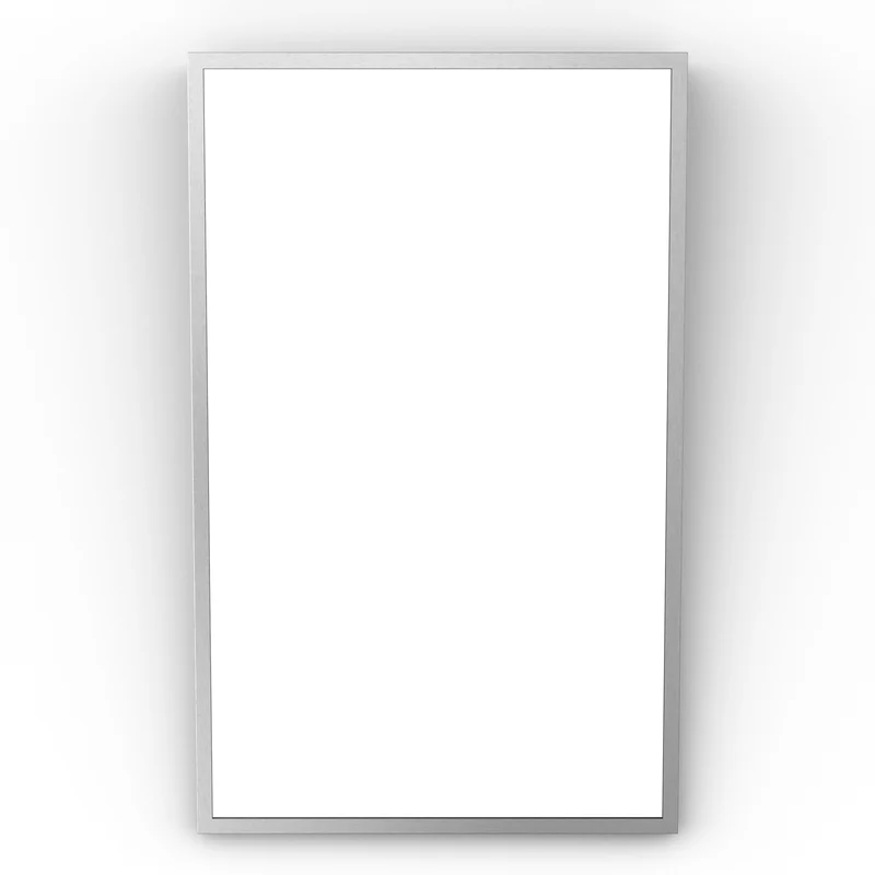 Origins Living Docklands Inclusive Angled Mirror 50x80cm - Brushed Stainless Steel
