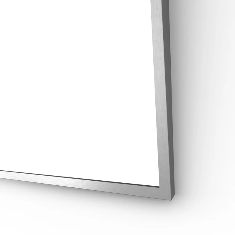 Origins Living Docklands Inclusive Angled Mirror 50x80cm - Brushed Stainless Steel