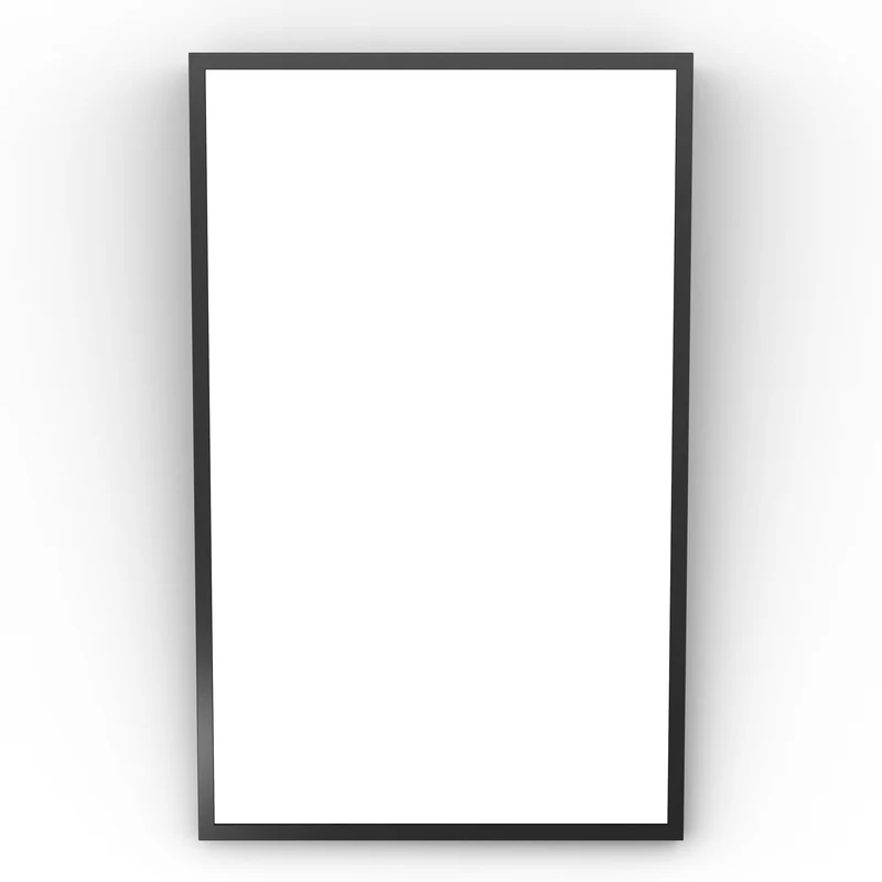 Origins Living Docklands Inclusive Angled Mirror 50x80cm - Matt Black
