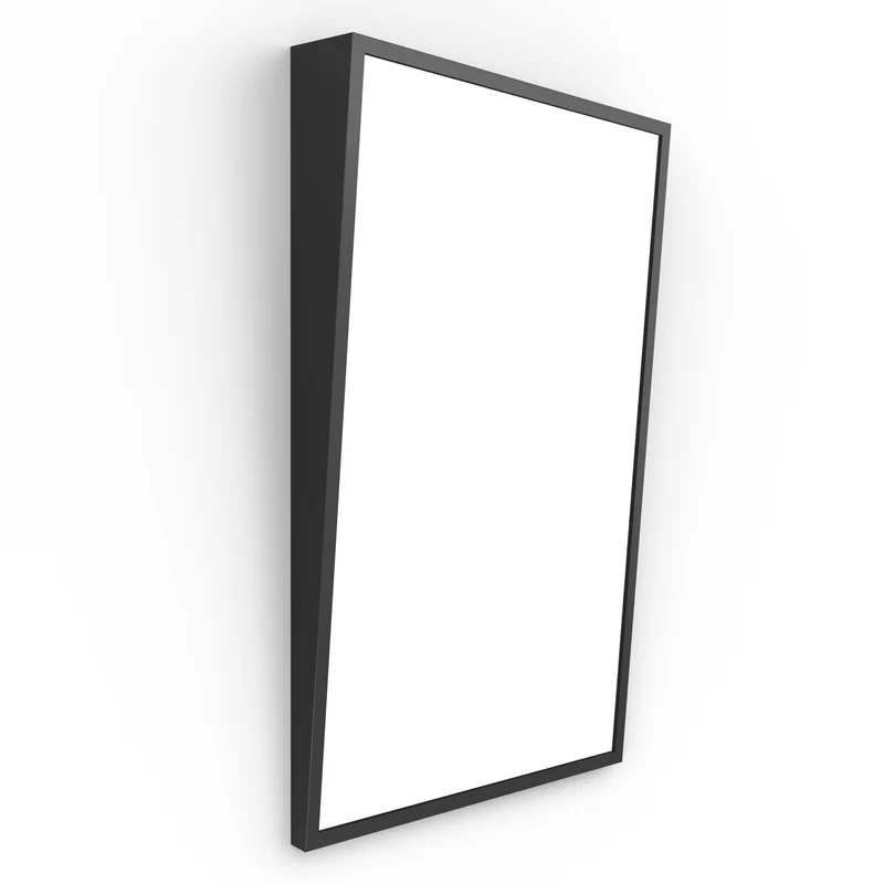 Origins Living Docklands Inclusive Angled Mirror 50x80cm - Matt Black