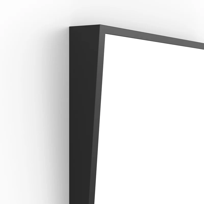 Origins Living Docklands Inclusive Angled Mirror 50x80cm - Matt Black