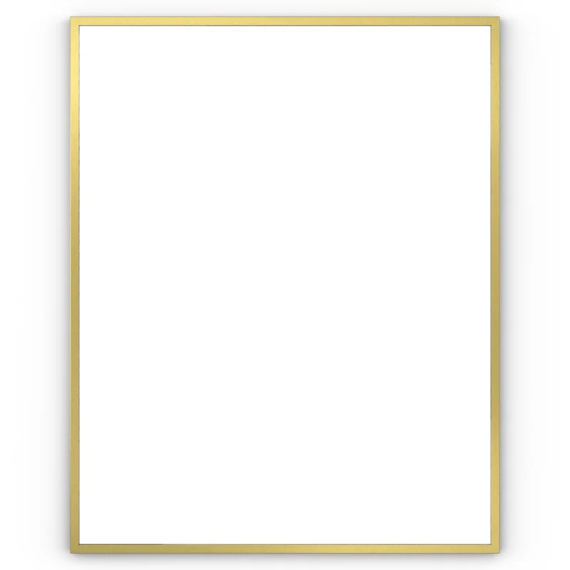 Origins Living Docklands Rectangular Mirror 80x100cm - Brushed Brass