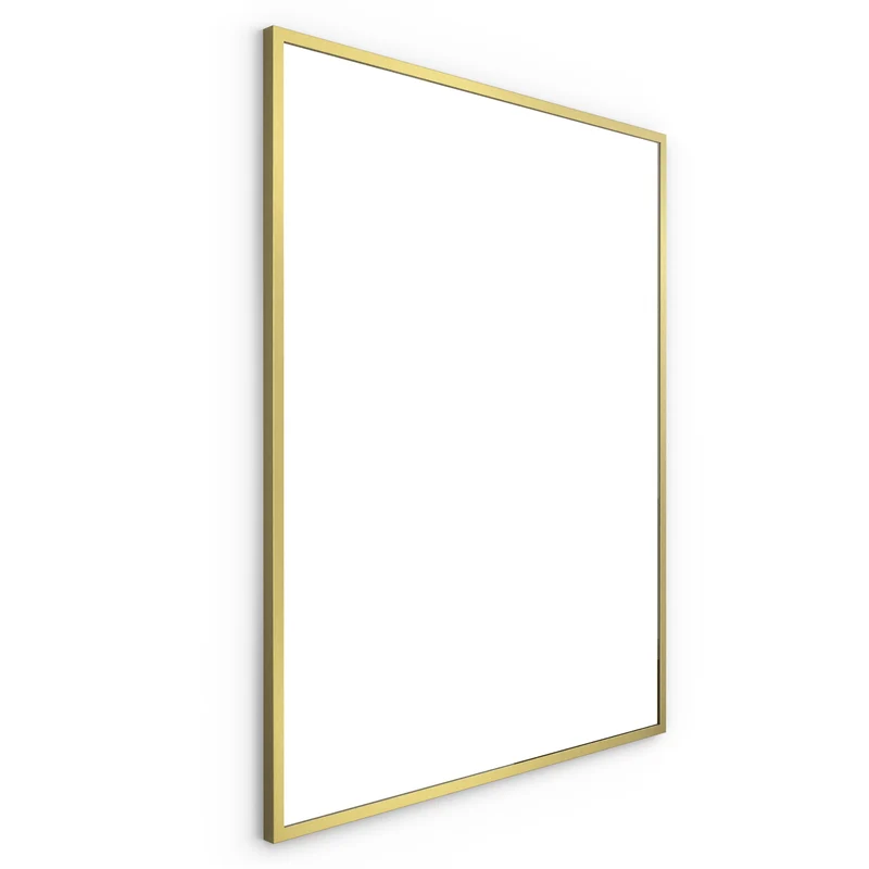 Origins Living Docklands Rectangular Mirror 80x100cm - Brushed Brass