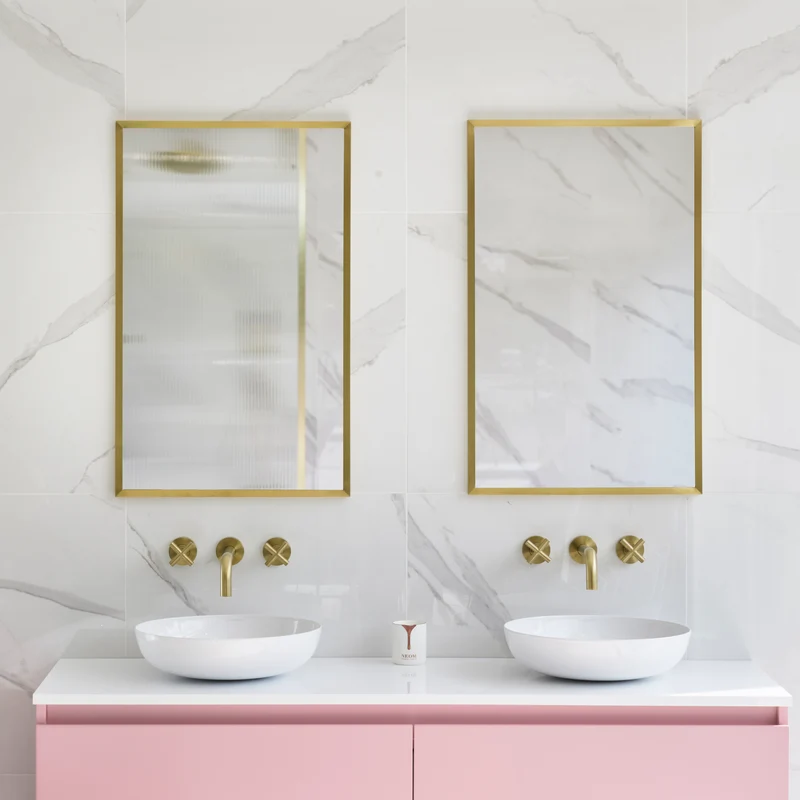 Origins Living Docklands Rectangular Mirror 80x100cm - Brushed Brass