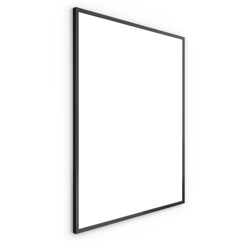 Origins Living Docklands Rectangular Mirror 80x100cm - Matt Black
