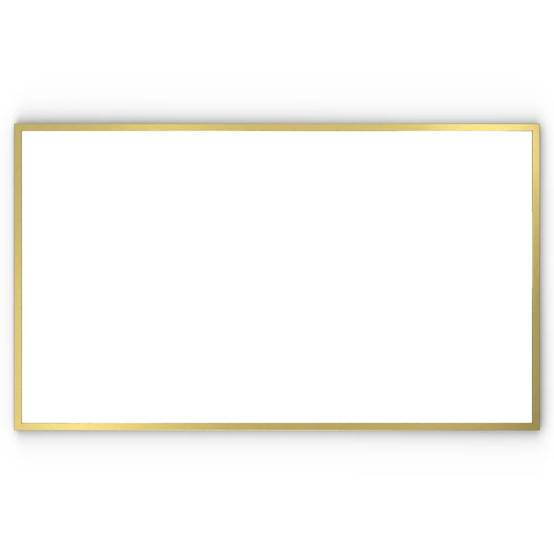 Origins Living Docklands Rectangular Mirror 120x70cm - Brushed Brass