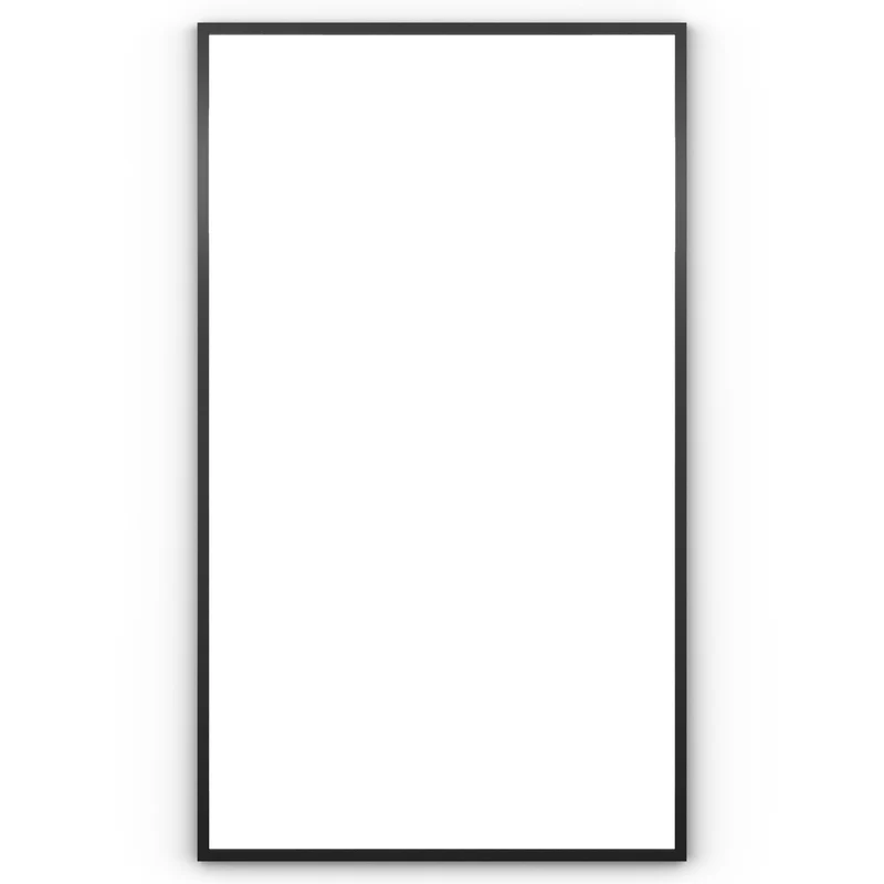 Origins Living Docklands Rectangular Mirror 120x70cm - Matt Black