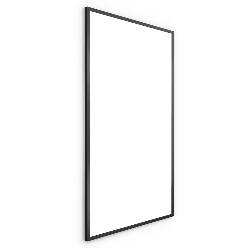 Origins Living Docklands Rectangular Mirror 120x70cm - Matt Black
