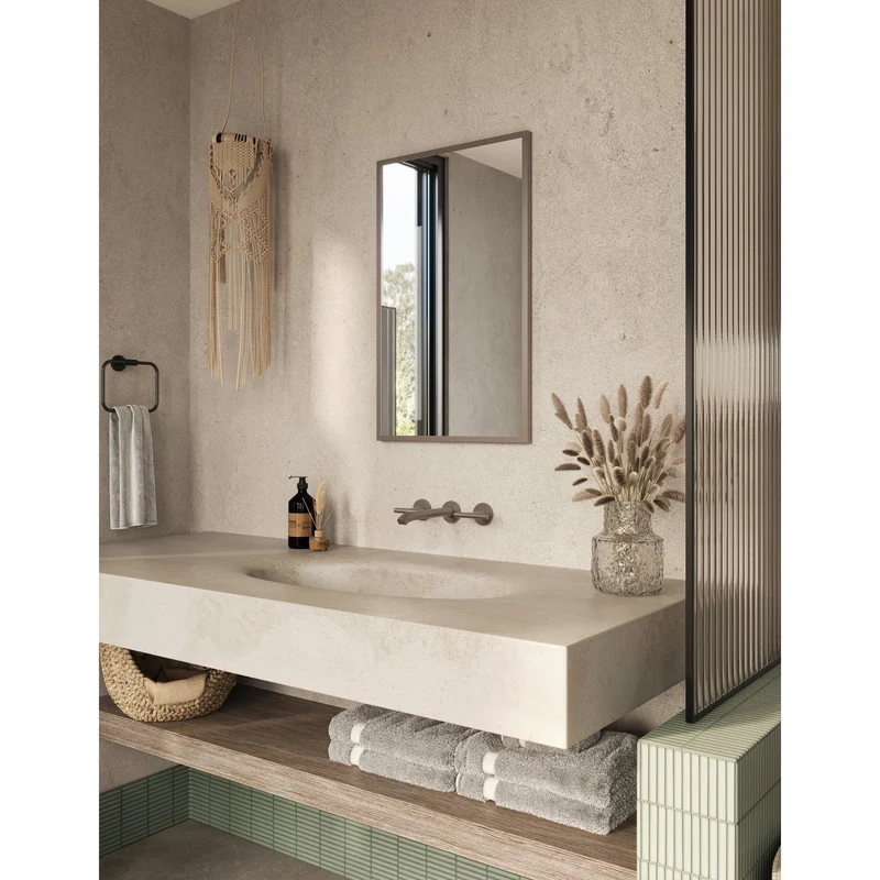 Origins Living Docklands Rectangular Mirror 50x80cm - Brushed Bronze